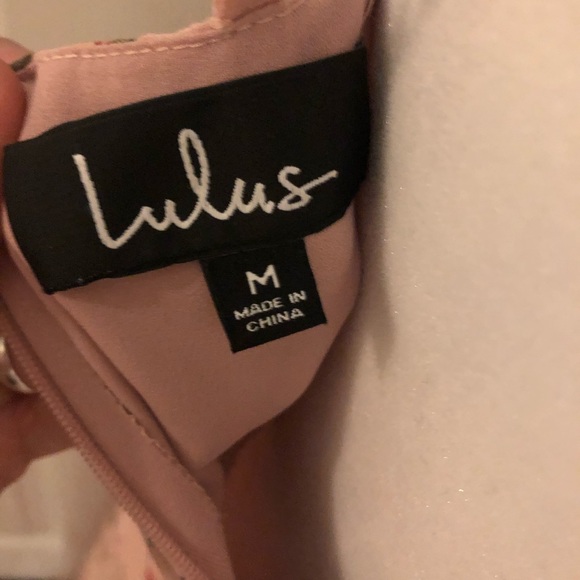 Lulus blush pink floral dress - Picture 8 of 10